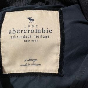 Abercrombie faux fur hooded vest